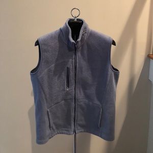 Light Blue Fleece Vest